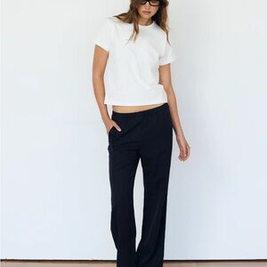 Artless Forever Women's Black Drew Relaxed Pants Trousers